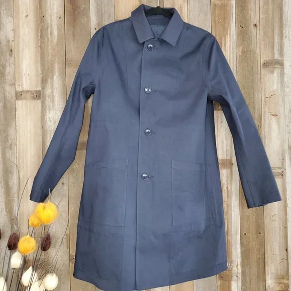 New Todd Snyder (sample?) double face Rain/Trench coat Reversible 38 Mens M - Picture 10 of 16